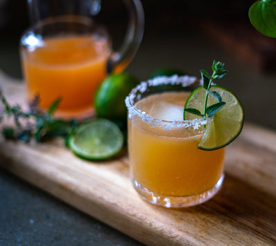 Kombucha Mezcal Cocktail