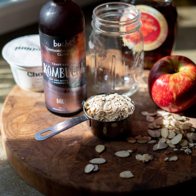 Fall Kombucha Overnight Oats