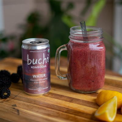 Blackberry Mango Kombucha Smoothie